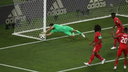 Jaime Penedo resaltó en su último partido con la selección panameña
