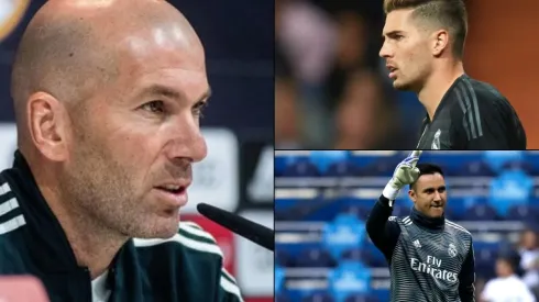 Zidane explicó porque puso a su hijo Luca por encima de Keylor Navas