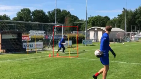 Así se entrena Nicholas Hagen con el KV Kortrijk