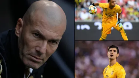 Zidane volvió a responder sobre Keylor y Courtois