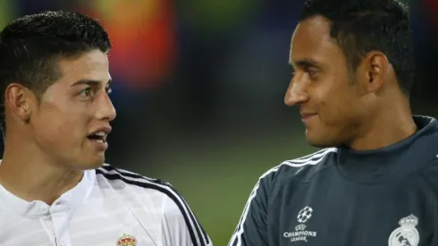 Keylor se reencontró con James e hizo estallar las redes sociales