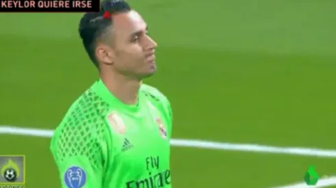 "Keylor Navas se harta" - dicen en televisión de España