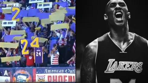 En el EUA - Costa Rica también se homenajeó a Kobe Bryant