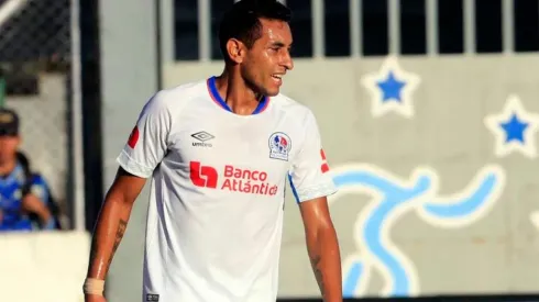 Cristian Maidana con la camiseta del Olimpia
