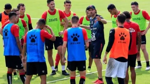 Entrenamiento del Alajuelense, uno de los clubes de Costa Rica que volverá a las prácticas
