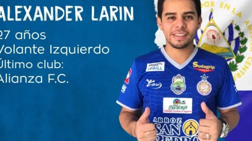 Así fue la presentación vía redes sociales de Alex Larín.
