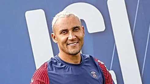 Keylor Navas en Champions con el PSG
