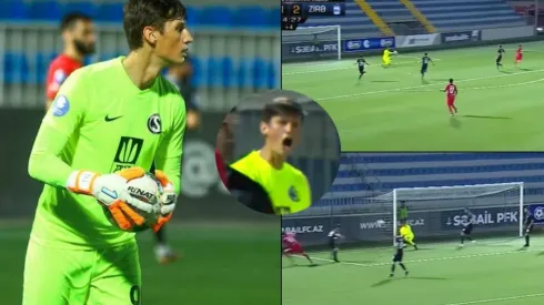 Las atajadas de Nicholas Hagen en su debut con el Sabail FK