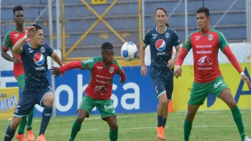 Motagua y Marathón empataron en un vibrante partido
