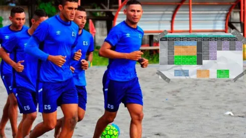 Eliminatorias Concacaf al Mundial del Fútbol Playa: Fixture de El Salvador