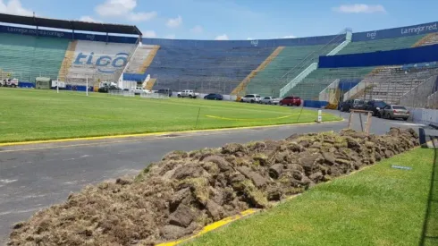 El Estadio Nacional recibe mantenimiento especial
