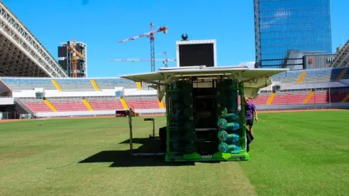 Otro legado de la Copa Mundial de la FIFA: el Estadio Nacional tendrá cancha híbrida.
