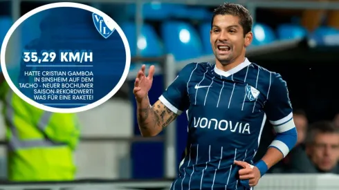 "¡Qué cohete!": Bochum resaltó cualidad de Cristian Gamboa.
