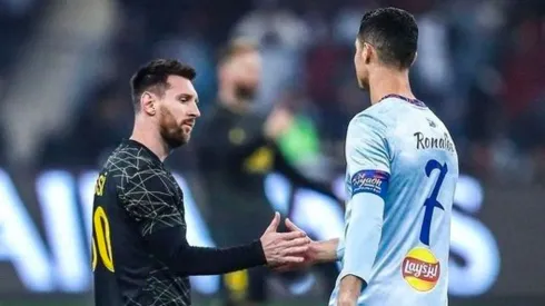 Messi y Cristiano Ronaldo

