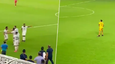 La fuerte discusión entre Brayan Gil y Mario González en pleno partido (VIDEO)