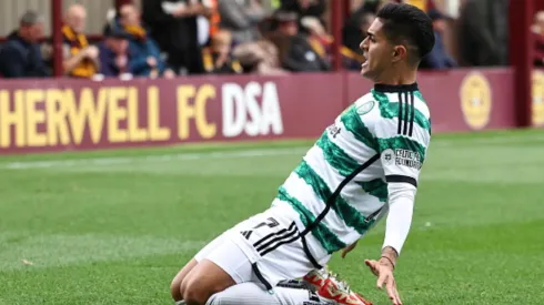 Luis Palma envió un mensaje motivador tras anotar por primera vez con Celtic (Getty Images)
