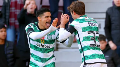 Luis Palma se mandó con una gran asistencia en la victoria del Celtic de Escocia (Getty Images)
