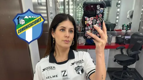 ¡Impacto Crema! Carolina Padrón deslumbró en las redes con la camiseta de Comunicaciones
