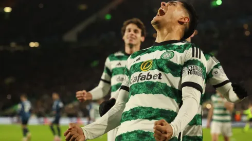 Luis Palma celebra gol Celtic
