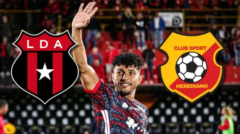 Johan Venegas está entre Alajuelense y Herediano. (Foto: Everardo Herrera)
