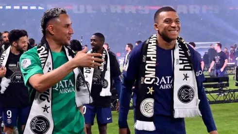 El último mensaje de Keylor Navas y Mbappé