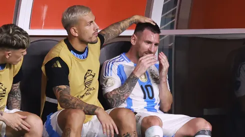 El llanto incontrolable de Lionel Messi tras salir lesionado de la Copa América 2024
