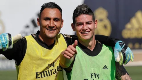 Keylor Navas y James Rodríguez vuelven a coincidir tras su etapa en el Real Madrid

