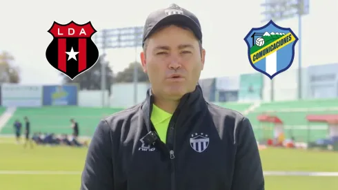 Javier López, DT de Antigua.
