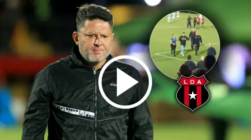 No se vio en TV: los gestos de Jafet Soto a la afición de Alajuelense tras la clasificación de Herediano.

