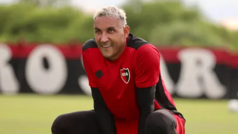 Keylor Navas encuentra un motivo para celebrar en medio del infierno que vive en Newell's.
