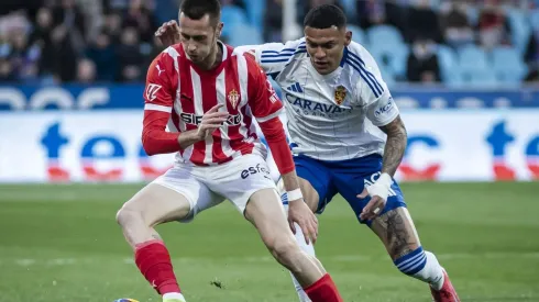 Kervin Arriaga volvió a jugar de central y brilló en la victoria de Zaragoza.
