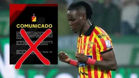 Rubilio Castillo se ha quedado solo en el Deportivo Pereira de la primera división de Colombia.
