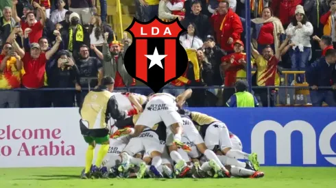Herediano celebra gracias a Concacaf.
