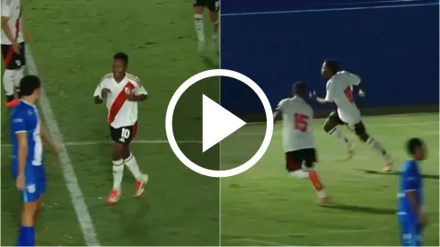 Estevis López brilla en River: el gol de la joya de Panamá que pocos vieron y la asistencia ante un grande de Brasil.
