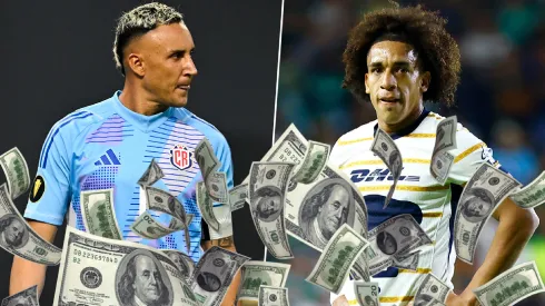 La comparación de salarios entre Keylor y Adalberto Carrasquilla.
