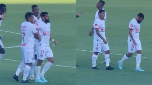 Momento en que Jorge Álvarez se lesionó su rodilla en el Clásico ante Motagua.
