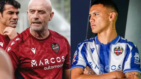 El técnico del Levante habló de la situación de Kervin Arriaga.
