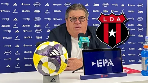 Miguel Herrera se mete con Alajuelense. (Foto: Teletica)
