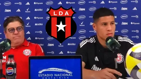 Alexis Gamboa sorprende a Alajuelense.
