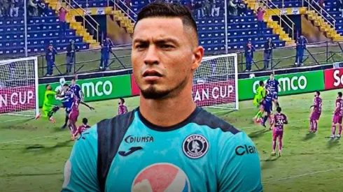 Marlon Licona cometió un error que le costó la derrota a Motagua.
