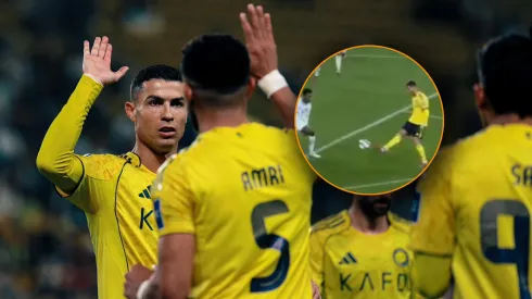 Cristiano Ronaldo jugó apenas medio tiempo.
