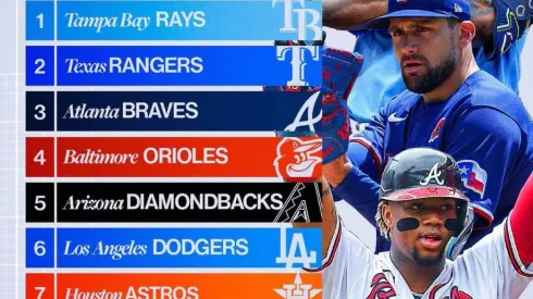 Los Tampa Bay Rays siguen en la cima del Power Ranking