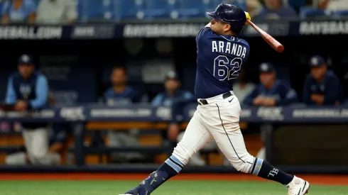Jonathan Aranda podría ser pieza de cambio para Rays en la próxima ventana de transacciones.
