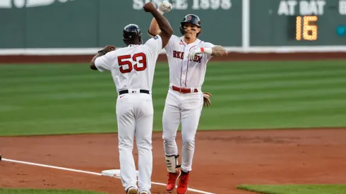 El mexicano Jarren Duran casitgó a Max Scherzer en el primer inning.
