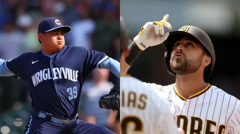 Manny Rodríguez y Alfonso Rivas presumen nuevos colores en MLB.
