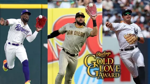 Adolis García, Fernando Tatis Jr. y Anthony Volpe son parte de los ganadores del Gold Glove este 2023.
