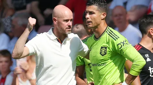 Cristiano Ronaldo le pide perdón a Erik Ten Hag | Getty Images.
