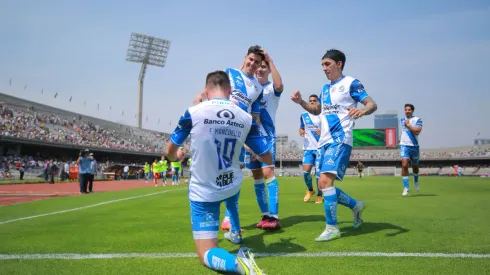 Puebla festejó su victoria en CU-Imago 7
