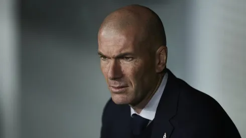 Zidane no pudo contener las lágrimas.

