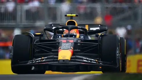 MONTREAL, QUEBEC – JUNE 18: Sergio Perez of Mexico driving the (11) Oracle Red Bull Racing RB19 on track during the F1 Grand Prix of Canada at Circuit Gilles Villeneuve on June 18, 2023 in Montreal, Quebec. (Photo by Clive Mason/Getty Images)
